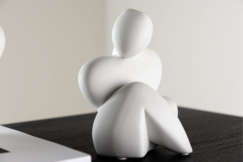 Floda Skulptur 9x14 cm - Hvid - Boligtilbehør - Dekoration - Pynteting - Skulptur