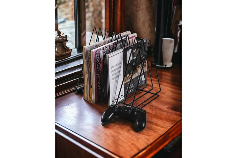 Horatio Tidningsställ 28x23 cm - Sort - Boligtilbehør - Dekoration - Pynteting - Pyntebog & coffe table book