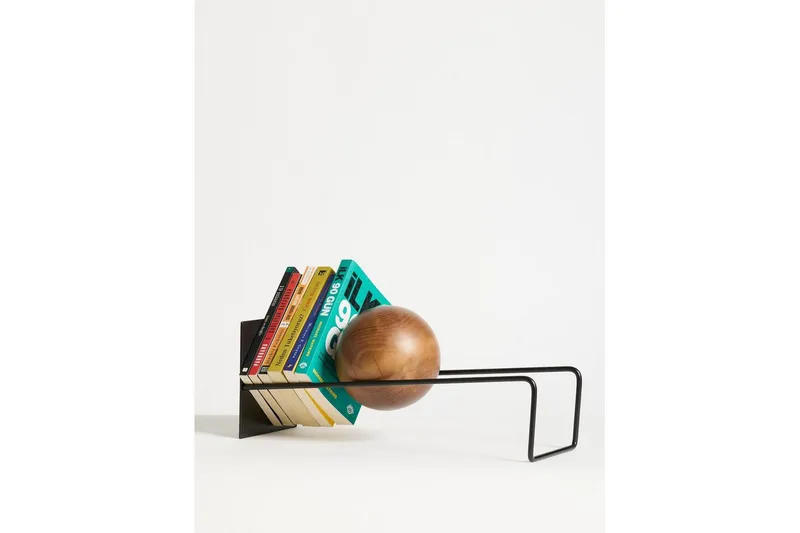 Orvic Bokstöd 49x18 cm, Sort