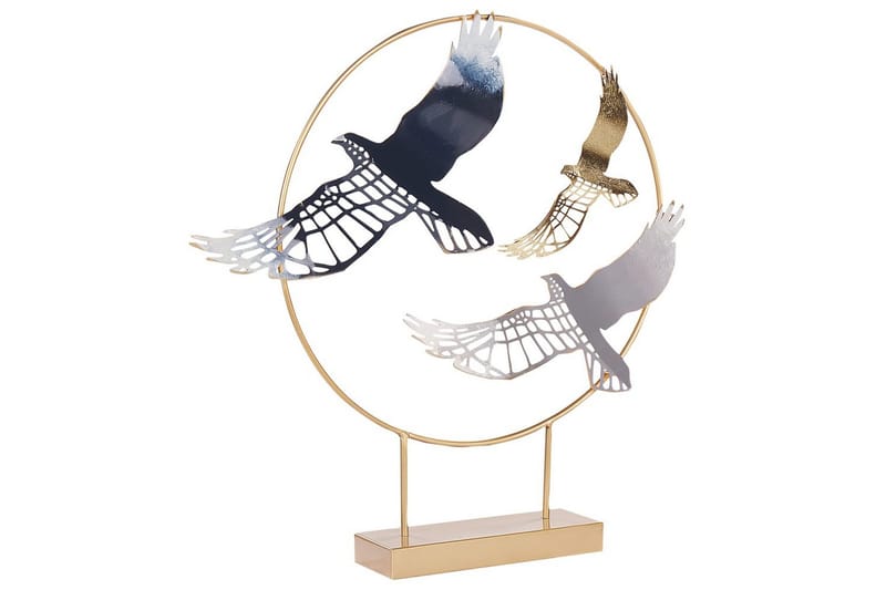 Prydnadsfigur Beliani Samarium GOLD||Black||Grey||blue - Boligtilbehør - Dekoration - Pynteting