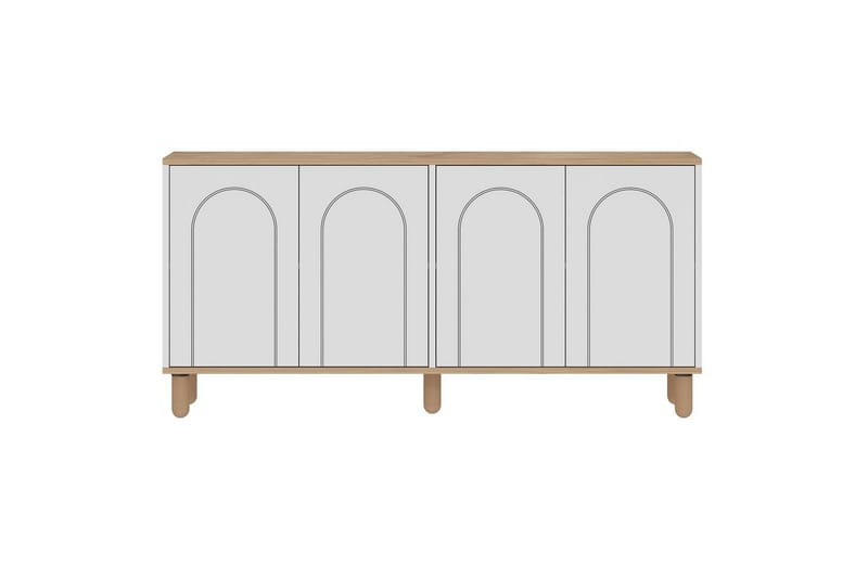 Salven Skulptur 150x73 cm, Eg/Hvid