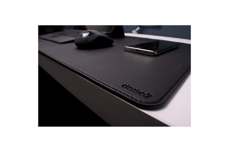 Skrivbordsmåtte Desire2 Vegansk Læder 400x900mm Sølv - Sølv - Boligtilbehør - Dekoration - Skriveunderlag