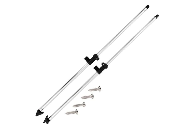 støttestolper til bimini-top 2 stk. aluminium - Boligtilbehør - Dekoration