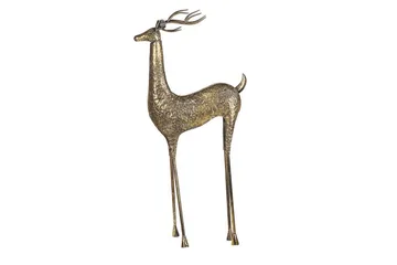 Takala Figur Rensdyr - Keramik/Guld - Boligtilbehør - Dekoration - Pynteting - Dekorationsfigur