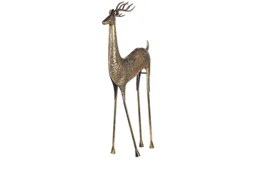 Takala Figur Rensdyr - Keramik/Guld - Boligtilbehør - Dekoration - Pynteting - Dekorationsfigur