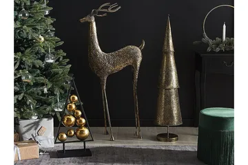 Takala Figur Rensdyr - Keramik/Guld - Boligtilbehør - Dekoration - Pynteting - Dekorationsfigur