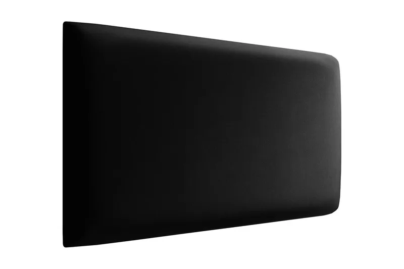 Zaratuz Vægpanel Polstret 50x30 cm, Sort