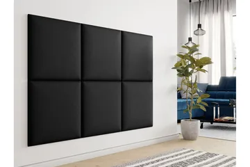 Zaratuz Polstret vægpanel 60x60 cm - Mørkegrå - Boligtilbehør - Dekoration