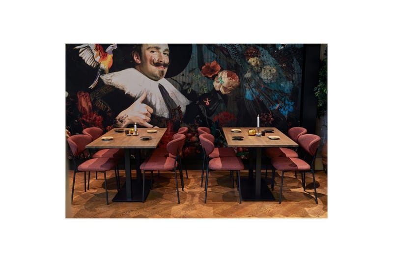 Bordben Bistro Dobbelt Firkantet Rør - Boligtilbehør - Håndtag og beslag - Beslag - Møbelben