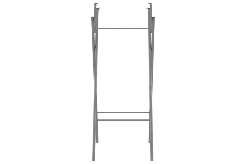 Foldbare Bordben 45X55X112 cm Galvaniseret Stål Sölv - Boligtilbehør - Håndtag og beslag - Beslag - Møbelben