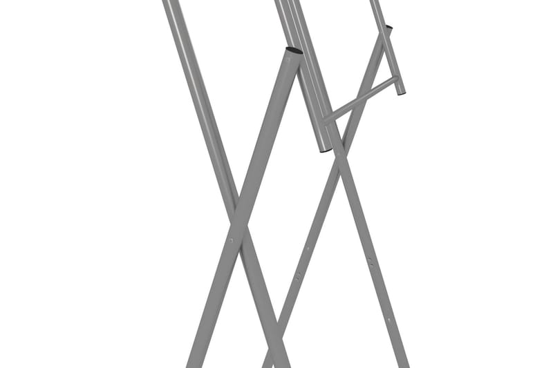 Foldbare Bordben 45X55X112 cm Galvaniseret Stål Sölv - Boligtilbehør - Håndtag og beslag - Beslag - Møbelben