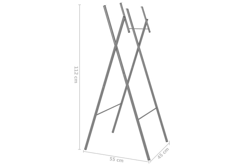 Foldbare Bordben 45X55X112 cm Galvaniseret Stål Sölv - Boligtilbehør - Håndtag og beslag - Beslag - Møbelben
