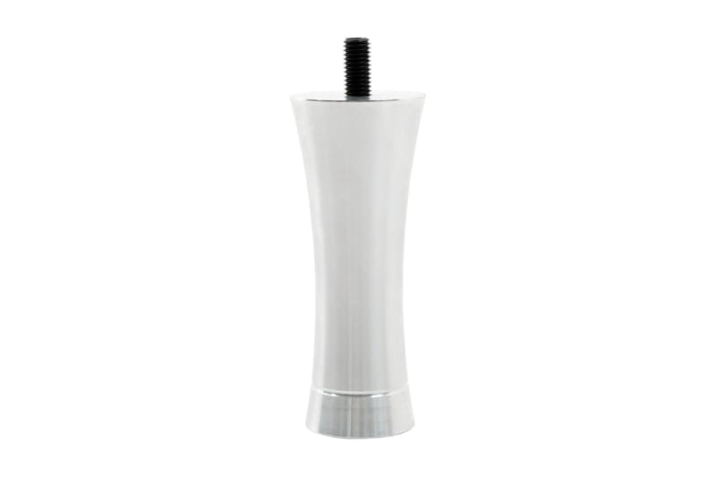 Sengeben 4-pak Bred 12 cm Aluminium Hvid - Metal - Boligtilbehør - Håndtag og beslag - Beslag - Møbelben