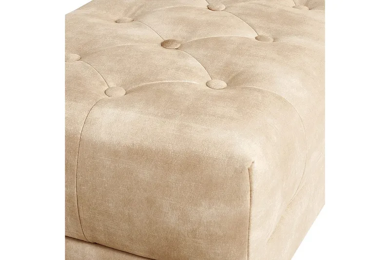 Siddebænk Roseville Beige/guld - Beige/guld - Boligtilbehør - Håndtag og beslag - Beslag - Møbelben