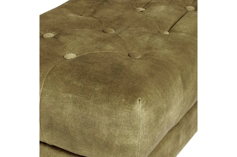 Siddebænk Roseville Grøn/guld - Grøn/guld - Møbler - Stole & lænestole - Bænke - Entrébænk