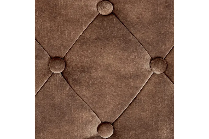 Siddebænk Roseville Mørkebrun/guld - Mørkebrun/guld - Møbler - Stole & lænestole - Bænke - Entrébænk