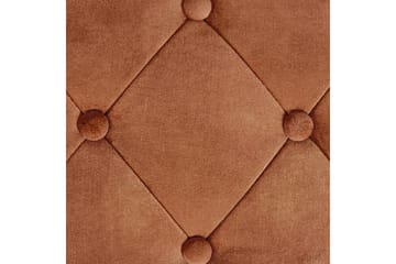 Siddebænk Roseville Rød/guld - Rød/guld - Møbler - Stole & lænestole - Bænke - Entrébænk