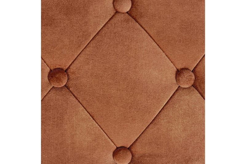 Siddebænk Roseville Rød/guld - Rød/guld - Møbler - Stole & lænestole - Bænke - Entrébænk