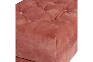 Siddebænk Roseville Rosa/guld - Rosa/guld - Møbler - Stole & lænestole - Bænke - Entrébænk
