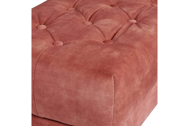 Siddebænk Roseville Rosa/guld - Rosa/guld - Møbler - Stole & lænestole - Bænke - Entrébænk