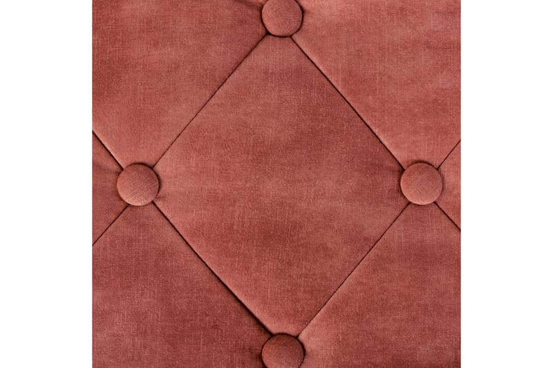 Siddebænk Roseville Rosa/guld - Rosa/guld - Møbler - Stole & lænestole - Bænke - Entrébænk