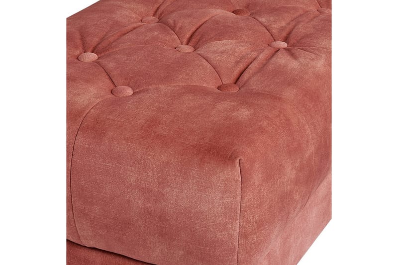 Siddebænk Roseville Rosa/guld - Rosa/guld - Boligtilbehør - Håndtag og beslag - Beslag - Møbelben