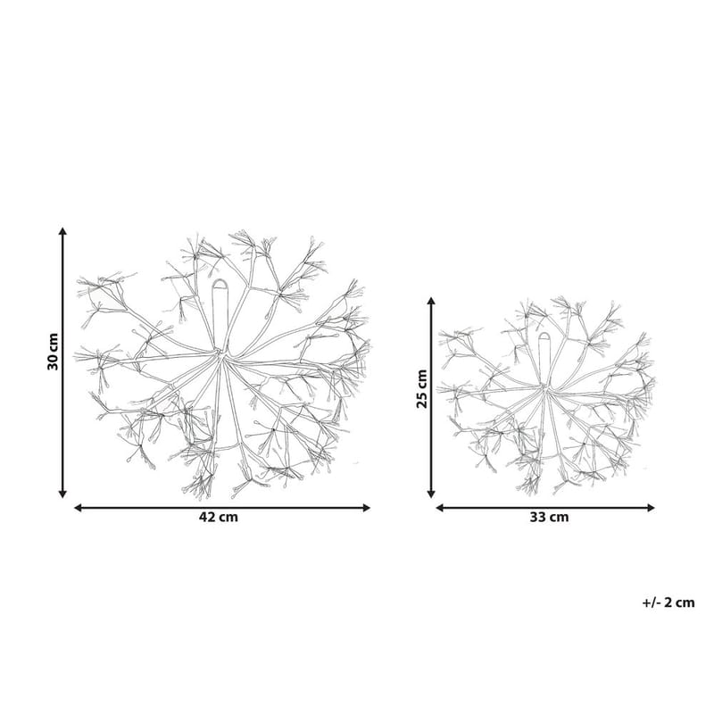 Hængende Dekoration Racksta Sæt med 2 - Belysning - Julebelysning - Julelys udendørs