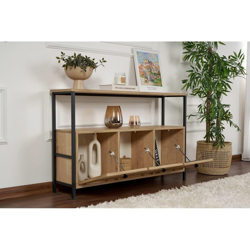 Hemani Konsolbord 120 cm - Sort - Møbler - Borde - Aflastningsbord - Konsolbord & sidebord
