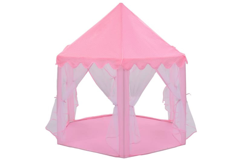 beBasic legetelt med 250 bolde 133x140 cm prinsessetema pink - LyserÃ¸d - Boligtilbehør - Indretning børneværelse - Legetelt & tipitelt børneværelse