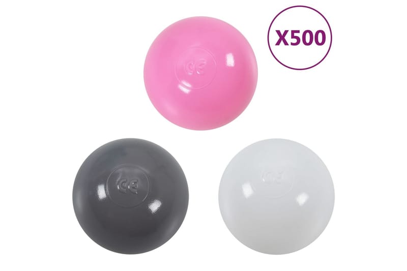 beBasic farverige legebolde til boldgrav 500 stk. - Flerfarvet - Boldbassin