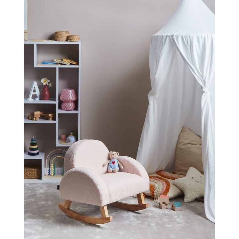 Gyngestol Hug - Rosa, lyst træ - Boligtilbehør - Indretning børneværelse - Legetøj