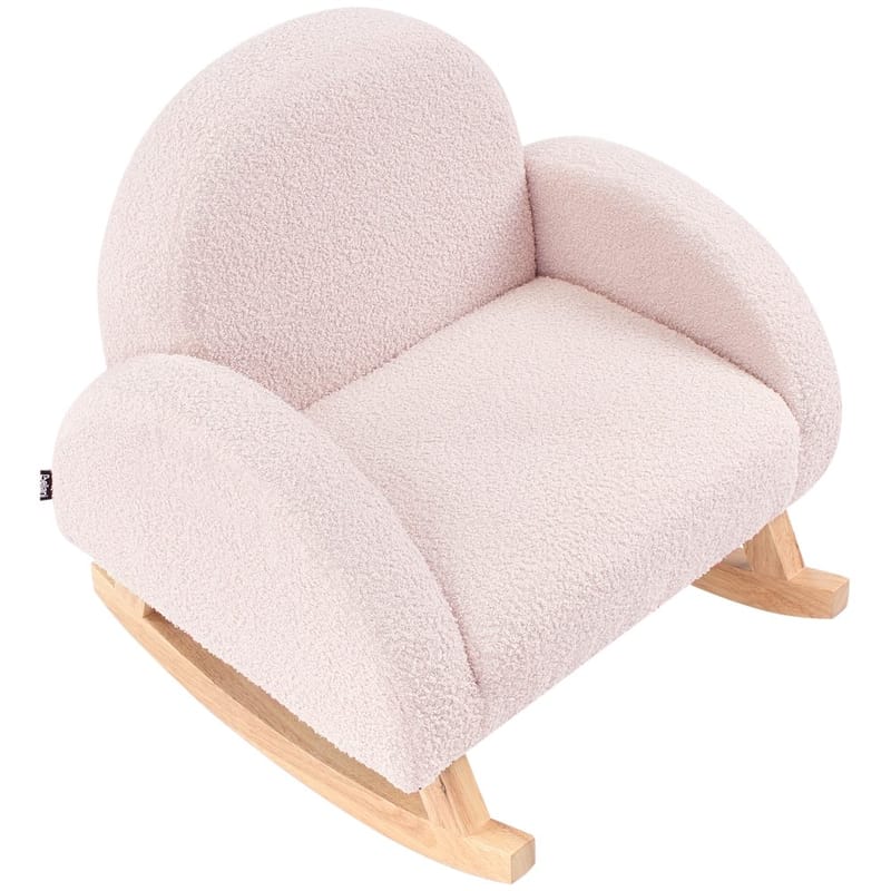 Gyngestol Hug - Rosa, lyst træ - Boligtilbehør - Indretning børneværelse - Legetøj
