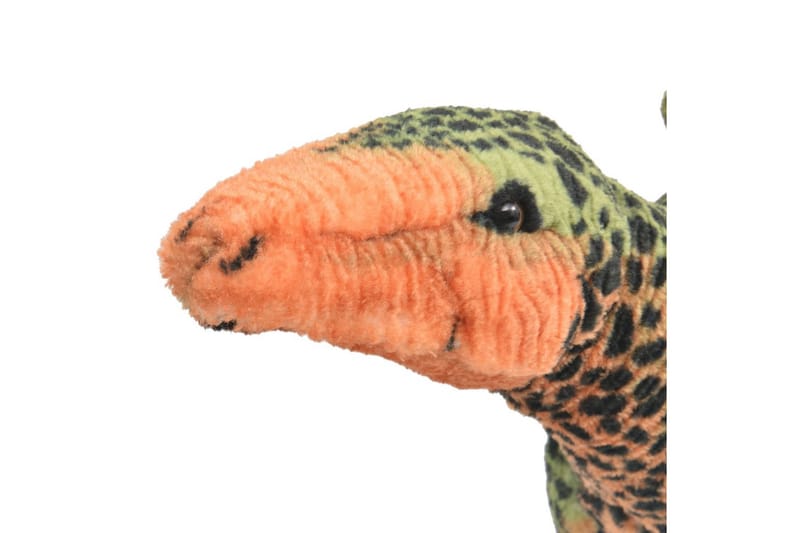 Stående Plyslegetøj Stegosaurus Dinosaur Grøn Og Orange Xxl - Grøn - Babylegetøj