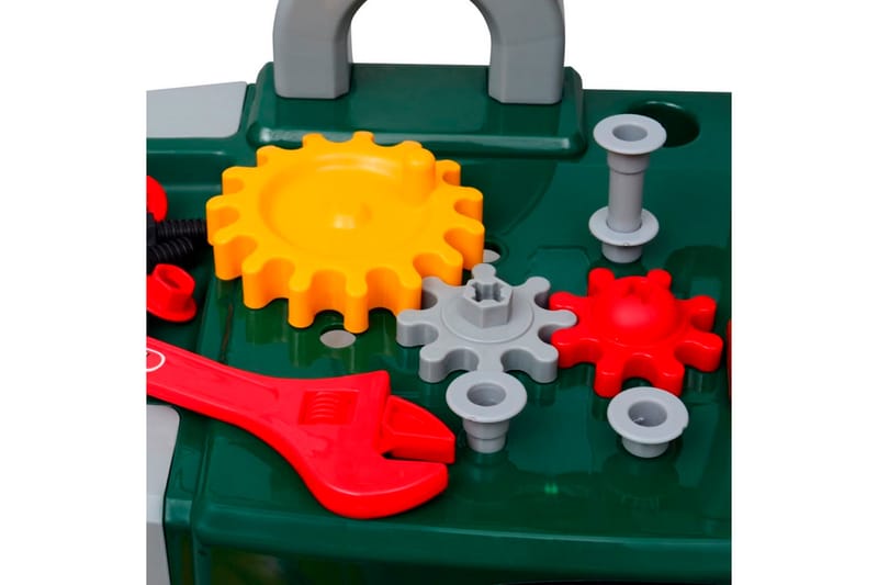 Legetøjsarbejdsbænk med værktøj til børn og legerum - Blødt legetøj & bamser