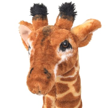 Stående Girafbamse Brun Og Gul Xxl - Brun - Boligtilbehør - Indretning børneværelse - Legetøj
