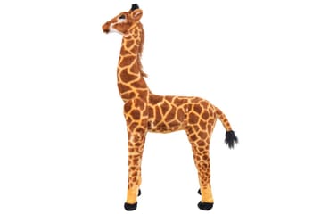 Stående Girafbamse Brun Og Gul Xxl - Brun - Boligtilbehør - Indretning børneværelse - Legetøj