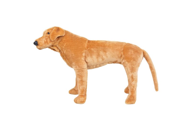 Stående Legetøjhund Plys Labrador Lysebrun Xxl - Brun - Blødt legetøj & bamser