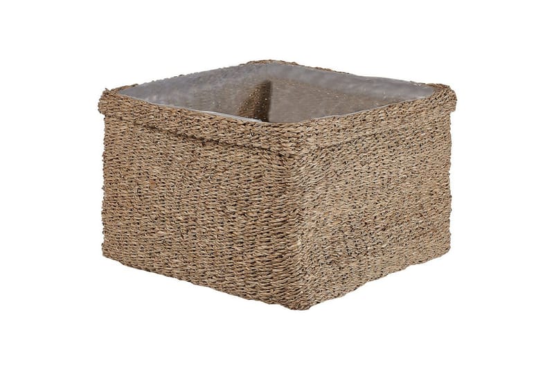 Inomhuskruka Beliani Rivuline set om 3 Nature||Beige - Boligtilbehør - Krukker