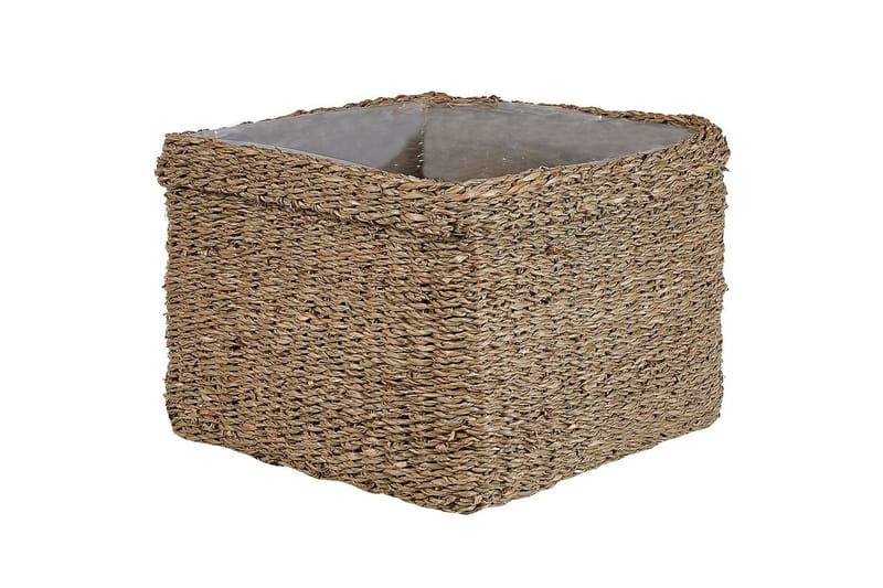 Inomhuskruka Beliani Rivuline set om 3 Nature||Beige - Boligtilbehør - Krukker