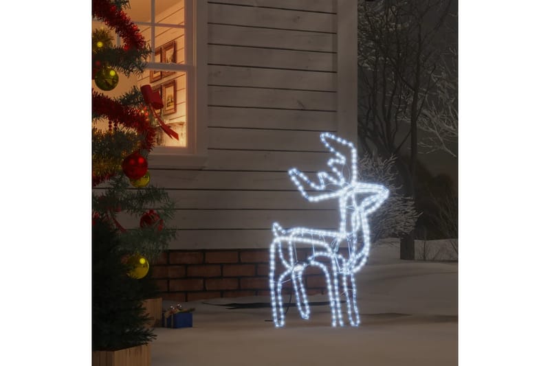beBasic foldbart rensdyr 192 LED'er koldt hvidt lys - Julelys - Juelpynt og juledekoration