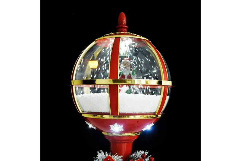 beBasic julegadelampe med julemand 175 cm LED-lys - RÃ¸d - Julelys - Juelpynt og juledekoration