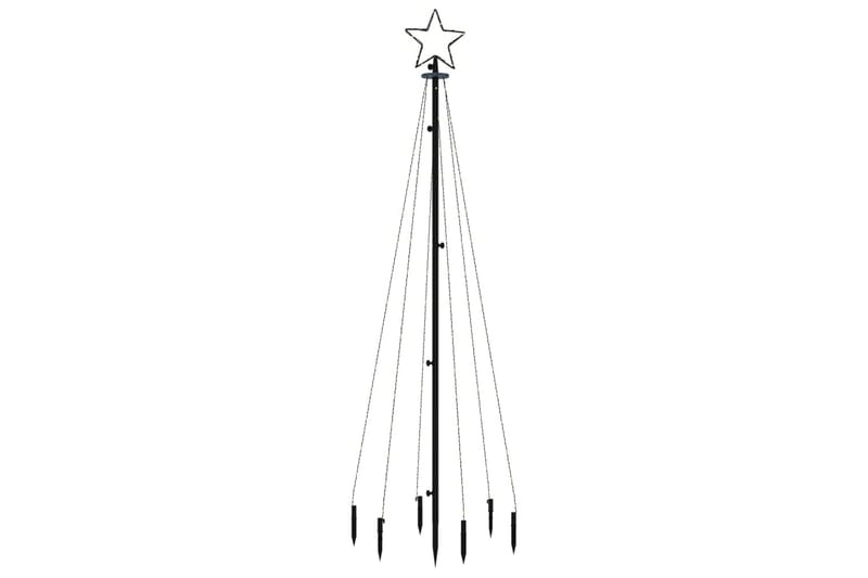 beBasic juletræ med spyd 108 LED'er 180 cm koldt hvidt lys - Plastik juletræ