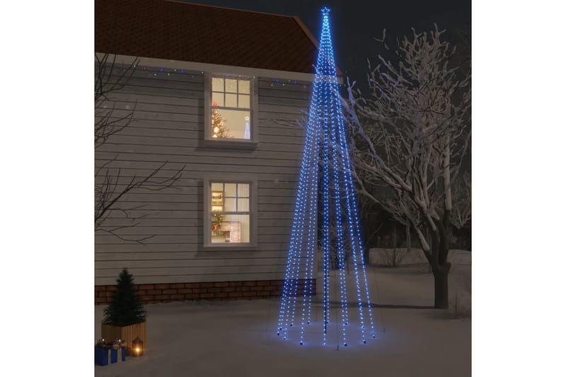 beBasic juletræ med spyd 1134 LED'er 800 cm blåt lys - Boligtilbehør - Julepynt & højtidsdekorationer - Juelpynt og juledekoration - Plastik juletræ