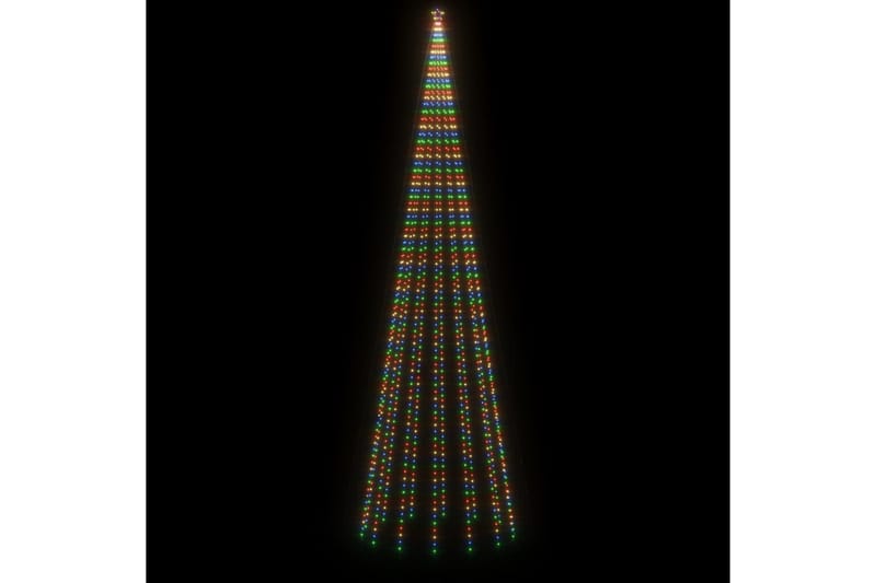 beBasic juletræ med spyd 1134 LED'er 800 cm farverigt lys - Plastik juletræ