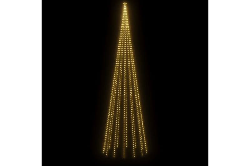 beBasic juletræ med spyd 1134 LED'er 800 cm varmt hvidt lys - Plastik juletræ