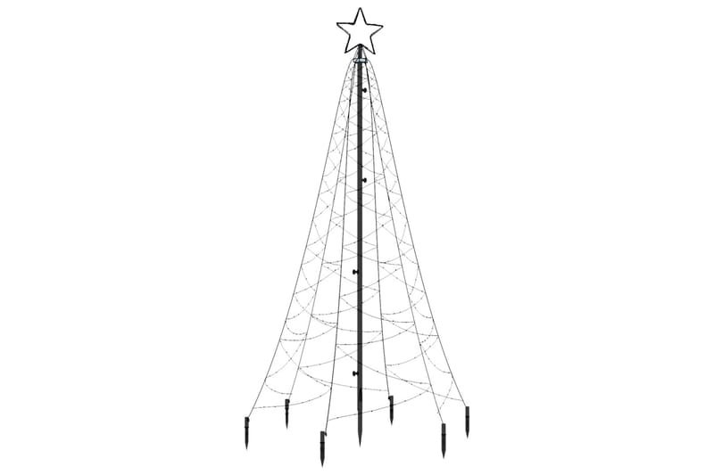 beBasic juletræ med spyd 200 LED'er 180 cm blåt lys - Boligtilbehør - Julepynt & højtidsdekorationer - Juelpynt og juledekoration - Plastik juletræ