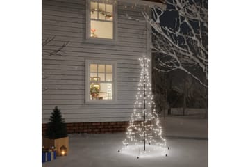 beBasic juletræ med spyd 200 LED'er 180 cm koldt hvidt lys - Boligtilbehør - Julepynt & højtidsdekorationer - Juelpynt og juledekoration - Plastik juletræ