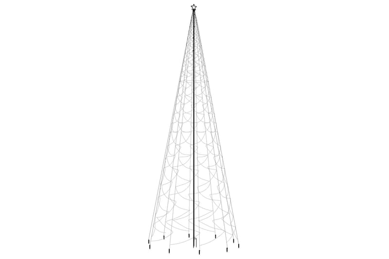 beBasic juletræ med spyd 3000 LED'er 800 cm varmt hvidt lys - Plastik juletræ