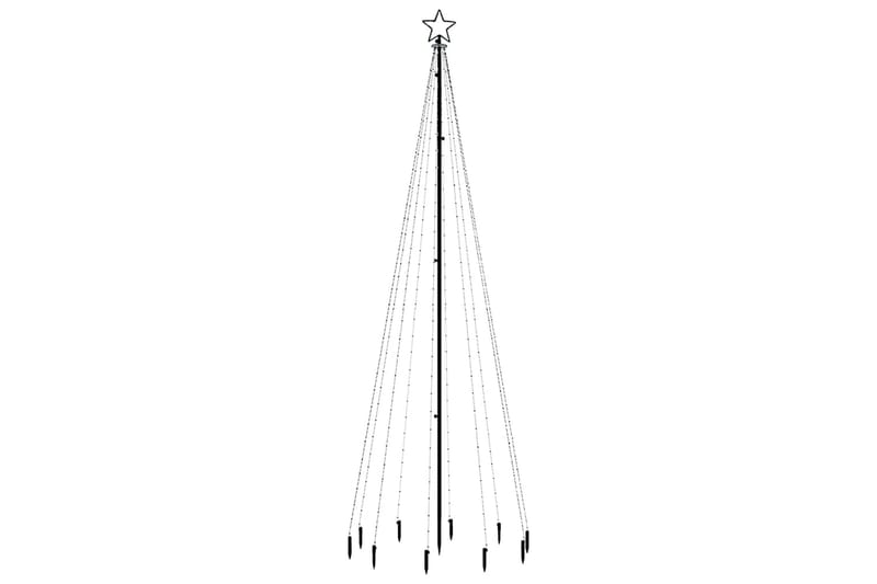 beBasic juletræ med spyd 310 LED'er 300 cm blåt lys - Plastik juletræ