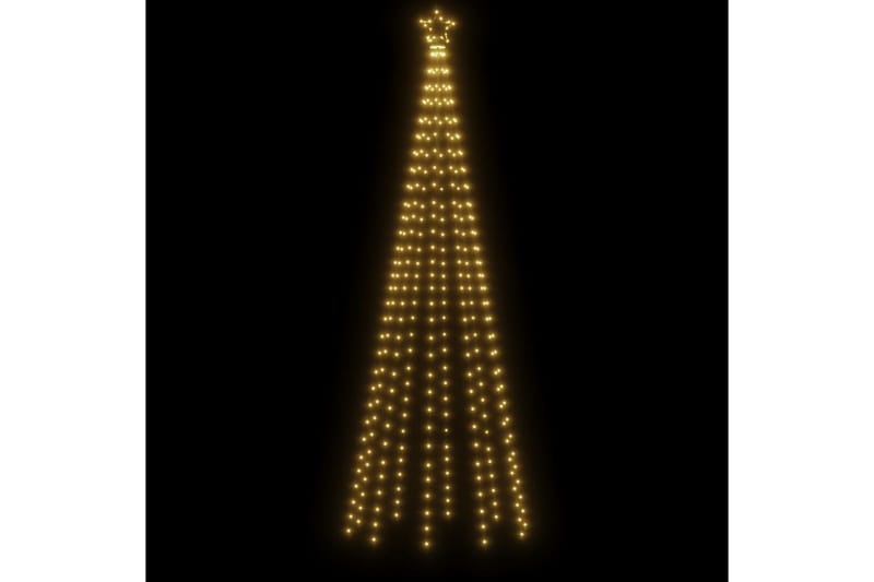 beBasic juletræ med spyd 310 LED'er 300 cm varmt hvidt lys - Plastik juletræ
